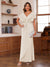 Sheath/Column V-Neck Short Sleeves Ruched Mother of the Bride Dresses