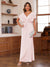 Sheath/Column V-Neck Short Sleeves Ruched Mother of the Bride Dresses
