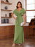 Sheath/Column V-Neck Short Sleeves Ruched Mother of the Bride Dresses