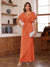 Sheath/Column V-Neck Short Sleeves Ruched Mother of the Bride Dresses