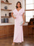 Sheath/Column V-Neck Short Sleeves Ruched Mother of the Bride Dresses