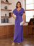 Sheath/Column V-Neck Short Sleeves Ruched Mother of the Bride Dresses