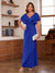 Sheath/Column V-Neck Short Sleeves Ruched Mother of the Bride Dresses