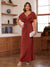 Sheath/Column V-Neck Short Sleeves Ruched Mother of the Bride Dresses
