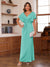 Sheath/Column V-Neck Short Sleeves Ruched Mother of the Bride Dresses
