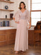 A-Line/Princess V-Neck Appliques Chiffon Mother of the Bride Dresses with Jacket