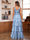 A-Line/Princess V-Neck Tiered Mother of the Bride Dresses with Ruffles