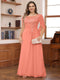 A-Line/Princess Illusion Scoop Appliques Ruched Plus Size Mother of the Bride Dresses with Cape