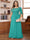A-Line/Princess Illusion Scoop Appliques Ruched Plus Size Mother of the Bride Dresses with Cape