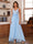 A-Line/Princess V-Neck Appliques Ruched Mother of the Bride Dresses with Cape