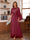 A-Line/Princess V-Neck Appliques Ruched Mother of the Bride Dresses with Cape