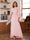 A-Line/Princess V-Neck Appliques Ruched Mother of the Bride Dresses with Cape