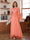 A-Line/Princess V-Neck Appliques Ruched Mother of the Bride Dresses with Cape