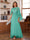 A-Line/Princess V-Neck Appliques Ruched Mother of the Bride Dresses with Cape