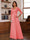 A-Line/Princess Sweetheart Neck 3/4 Sleeves Floor-Length Mother Of The Bride Dresses With Ruffles & Appliques