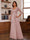 A-Line/Princess Sweetheart Neck 3/4 Sleeves Floor-Length Mother Of The Bride Dresses With Ruffles & Appliques