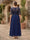 A-Line/Princess Sheer Neck Half Sleeves Plus Size Mother of the Bride Dresses with Beading & Sequins