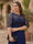 A-Line/Princess Sheer Neck Half Sleeves Plus Size Mother of the Bride Dresses with Beading & Sequins