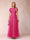 A-Line/Princess Sheer Neck Short Sleeves Long Formal Evening Dresses with Appliques