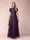 A-Line/Princess Sheer Neck Short Sleeves Long Formal Evening Dresses with Appliques