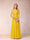 A-Line/Princess Sheer Neck Half Sleeves Long Formal Evening Dresses with Beading & Appliques