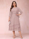 Sheath/Column Scoop Sleeveless Plus Size Mother of the Bride Dresses with Ruched & Jacket