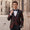 Tailored Fit Single Breasted One-button 3 Pieces Printed Men's Wedding Suits