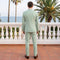 Tailored Fit Single Breasted Two-buttons Solid Colored Men's Jackets