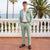 Tailored Fit Single Breasted One-button 2 Pieces Solid Colored Men's Wedding Suits