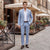 Tailored Fit Single Breasted Two-buttons 2 Pieces Solid Colored Men's Wedding Suits