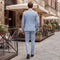 Tailored Fit Single Breasted Two-buttons 2 Pieces Solid Colored Men's Wedding Suits