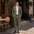 Tailored Fit Single Breasted Two-buttons 2 Pieces Solid Colored Men's Wedding Suits