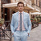Tailored Fit Single Breasted Two-buttons 2 Pieces Solid Colored Men's Wedding Suits