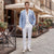 Tailored Fit Single Breasted One-button Solid Men's Wedding Jackets
