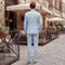 Tailored Fit Single Breasted Two-buttons 3 Pieces Solid Colored Men's Wedding Suits
