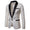 Men's Tailored Fit Single Breasted One-Button Printed Party Jacket