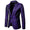 Men's Tailored Fit Single Breasted One-Button Printed Party Jacket