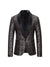Men's Tailored Fit Single Breasted One-Button Printed Party Jacket