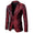 Tailored Fit Single Breasted One-Button Printed Colored Men's Wedding Suits