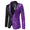 Tailored Fit Single Breasted One-Button Sequin Men's Party Jacket