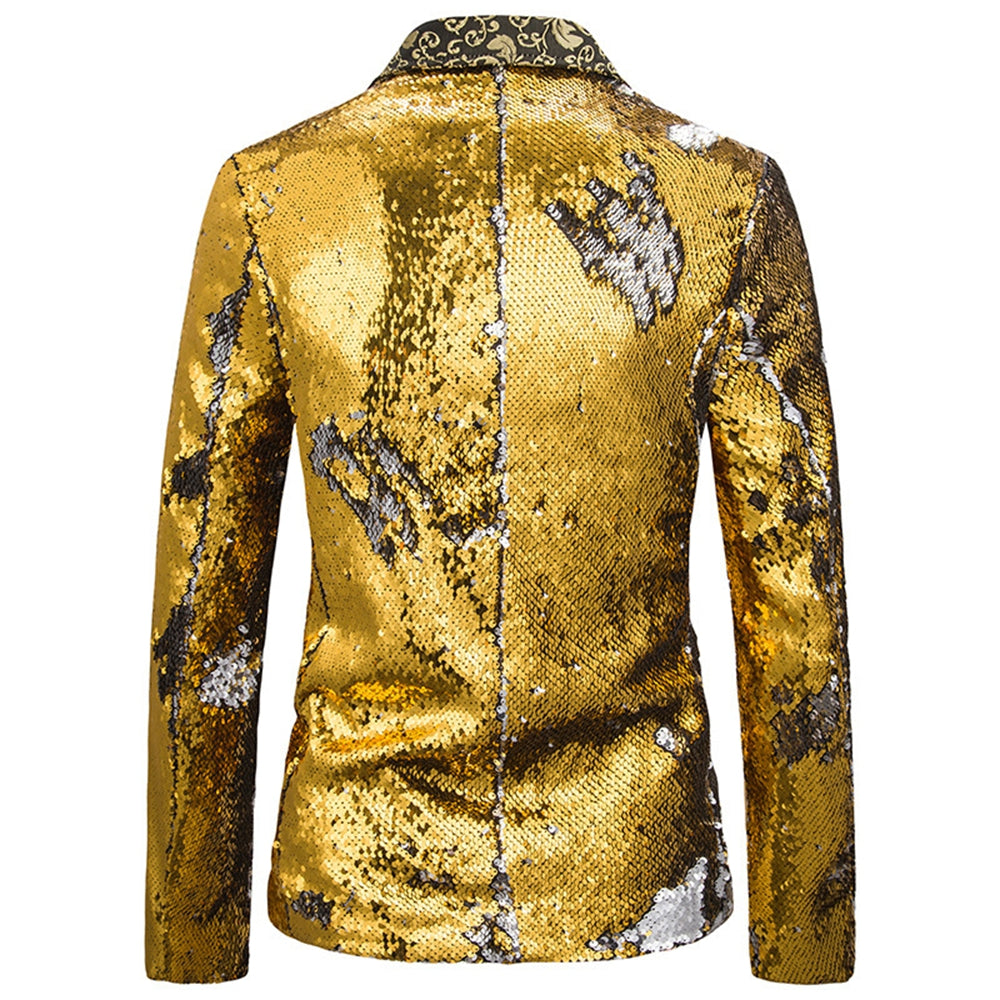 Tailored Fit Single Breasted Sequin Men&
