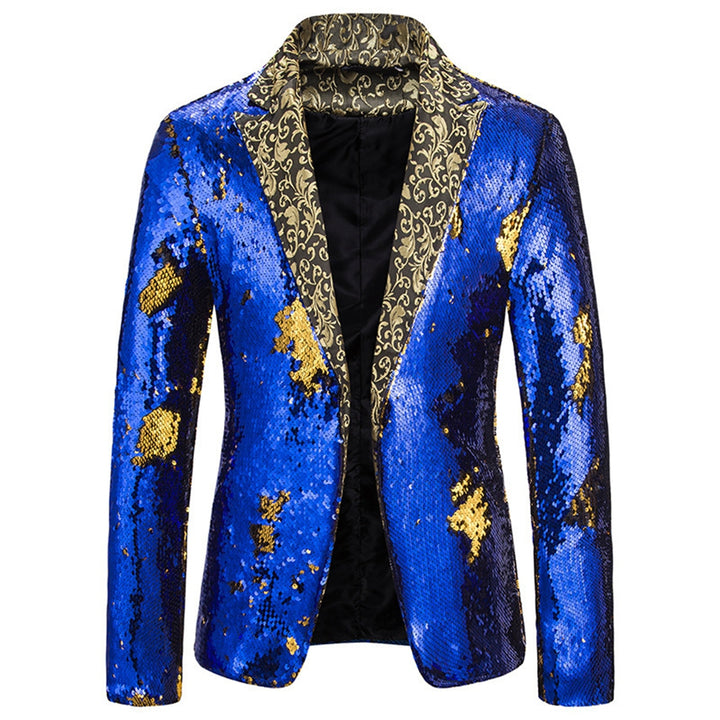 Tailored Fit Single Breasted Sequin Men&