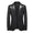 Tailored Fit Single Breasted One-Button Solid Colored Men's Party Jacket