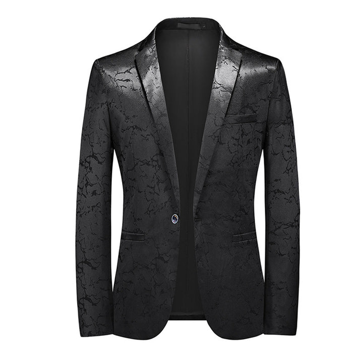 Tailored Fit Single Breasted One-Button Solid Colored Men&
