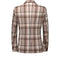 Tailored Fit Notched Lapel Breasted Two-Buttons Beach Striped Men's Party Jacket