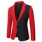 Tailored Fit Notched Lapel Single Breasted One-button Men's Party Jacket
