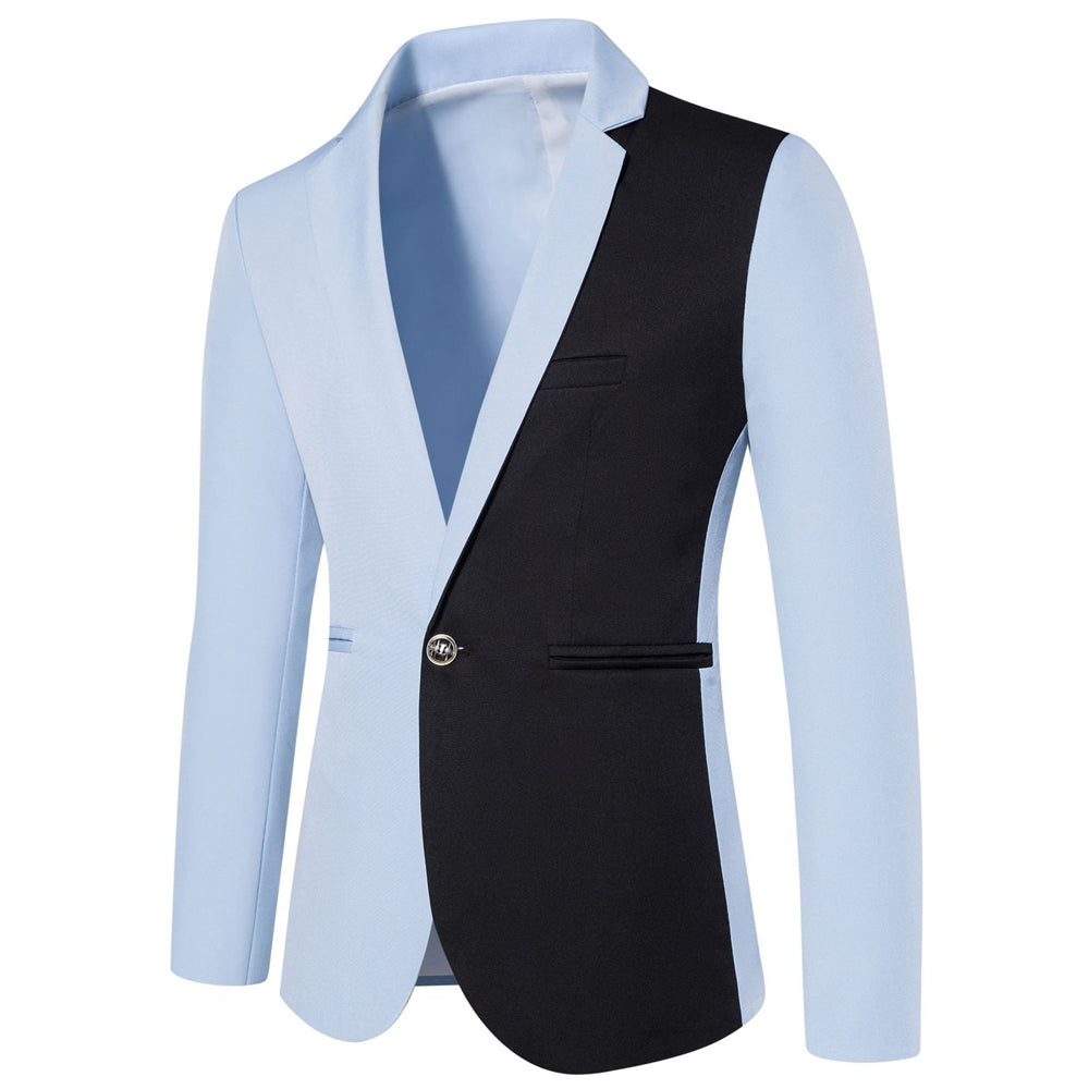 Tailored Fit Notched Lapel Single Breasted One-button Men&