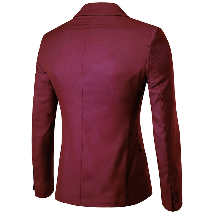 Tailored Fit Notched Lapel Single Breasted One-button Men&