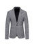 Tailored Fit Notched Lapel Single Breasted One-button Striped Men's Party Jacket