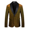 Tailored Fit Shawl Lapel Single Breasted One-button Men's Party Jacket